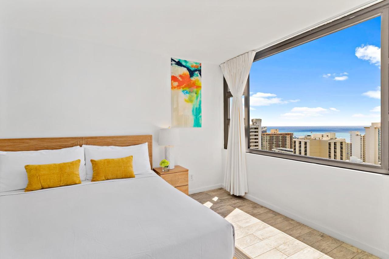 1Br With Great Ocean Views, 1 Block To Waikiki Beach Honolulu Exterior foto
